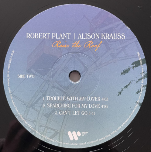 Виниловая пластинка ROBERT PLANT & ALISON KRAUSS "Raise The Roof" (2LP)