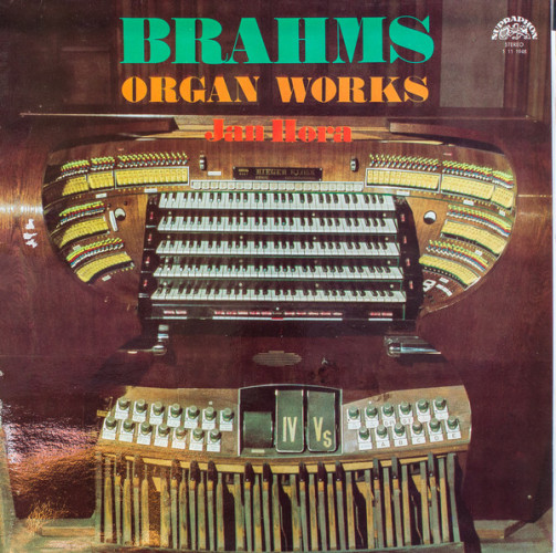 Пластинка BRAHMS - JAN HORA "Organ Works" (EX LP)