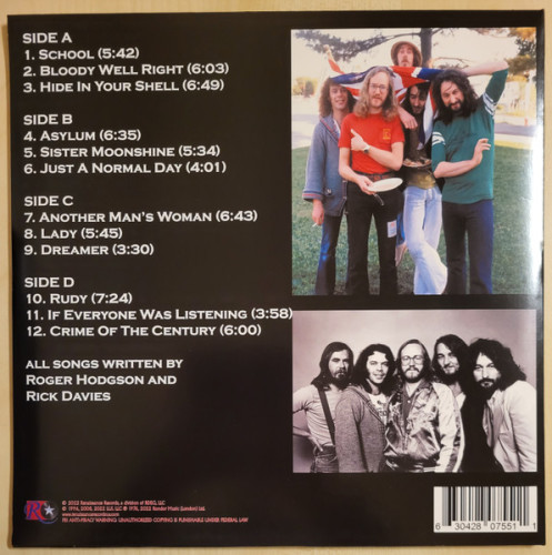 Виниловая пластинка SUPERTRAMP "Alive In England" (RED 2LP)