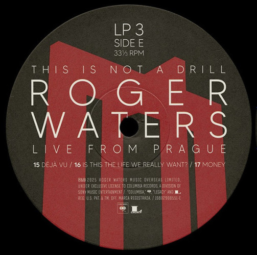 Виниловая пластинка ROGER WATERS "This Is Not A Drill (Live From Prague)" (4LP)