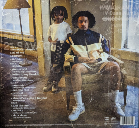 Виниловая пластинка 21 SAVAGE "American Dream" (2LP)