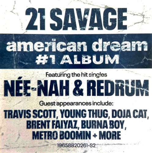 Виниловая пластинка 21 SAVAGE "American Dream" (2LP)