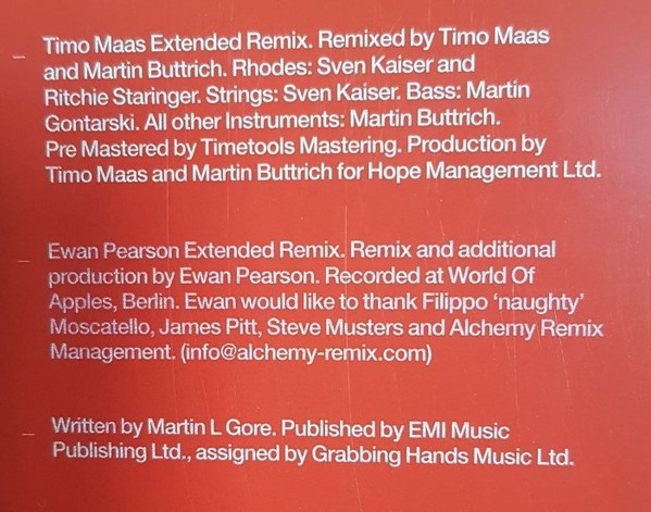Виниловая пластинка DEPECHE MODE "Remixes - 04" (MUTE 12BONG34 NM LP)