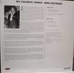 JOHN COLTRANE &quot;My Favorite Things&quot; (CATLP146 LP)
