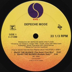 DEPECHE MODE "Enjoy The Silence" (SIRE/REPRISE LP)