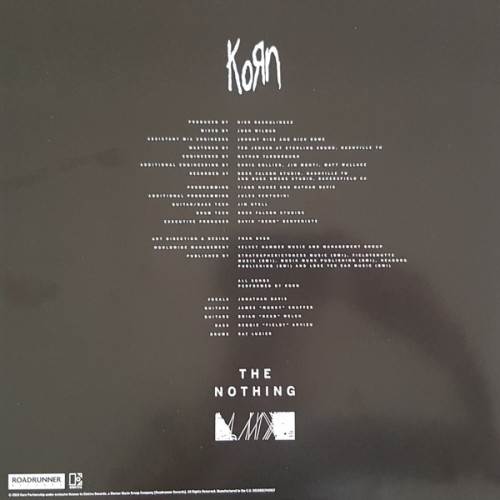 Виниловая пластинка KORN "The Nothing" (WHITE LP)