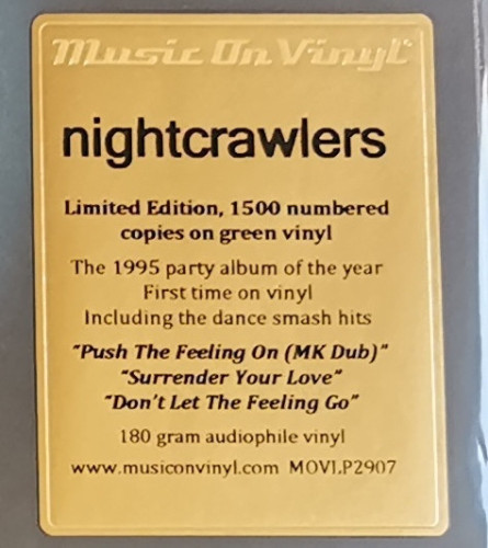 Виниловая пластинка NIGHTCRAWLERS "Lets Push It" (GREEN 2LP)