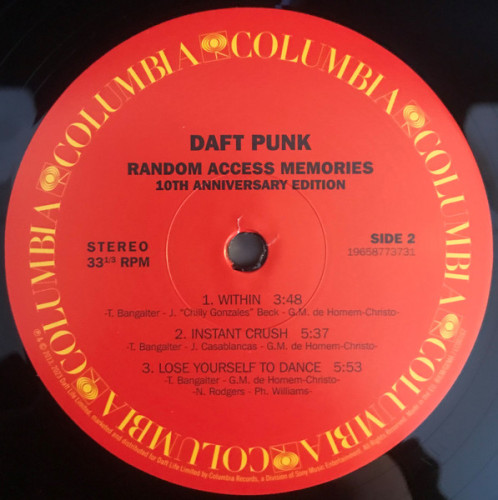 Виниловая пластинка DAFT PUNK "Random Access Memories (10th Anniversary Edition)" (3LP)