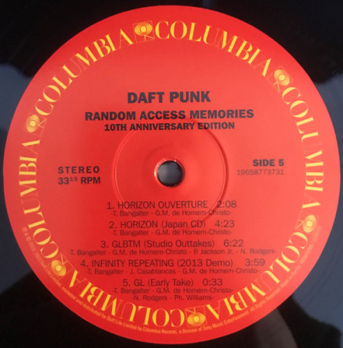 Виниловая пластинка DAFT PUNK "Random Access Memories (10th Anniversary Edition)" (3LP)