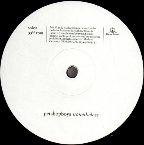 Виниловая пластинка PET SHOP BOYS "Nonetheless" (LP)