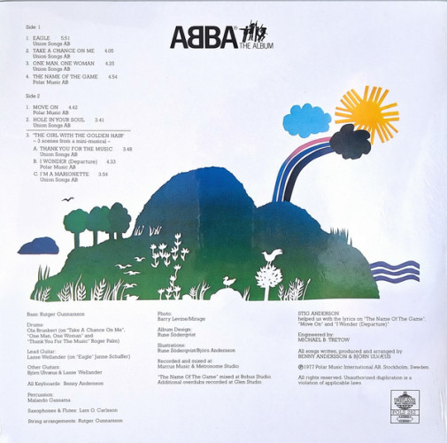 Виниловая пластинка ABBA "The Album" (PICTURE LP)