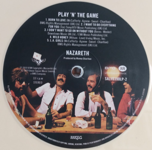 Виниловая пластинка NAZARETH "Play `N` The Game" (CREAM LP)