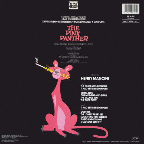 Виниловая пластинка HENRY MANCINI "The Pink Panther" (VG+/VG+ LP)