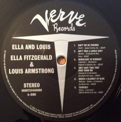 ELLA FITZGERALD AND LOUIS ARMSTRONG "Ella And Louis" (VERVE LP)