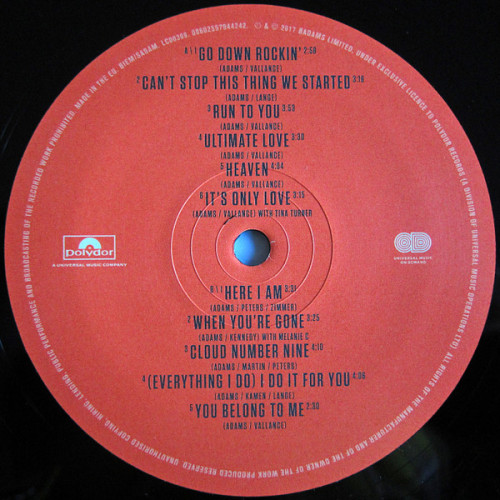 Виниловая пластинка BRYAN ADAMS "Ultimate" (2LP)