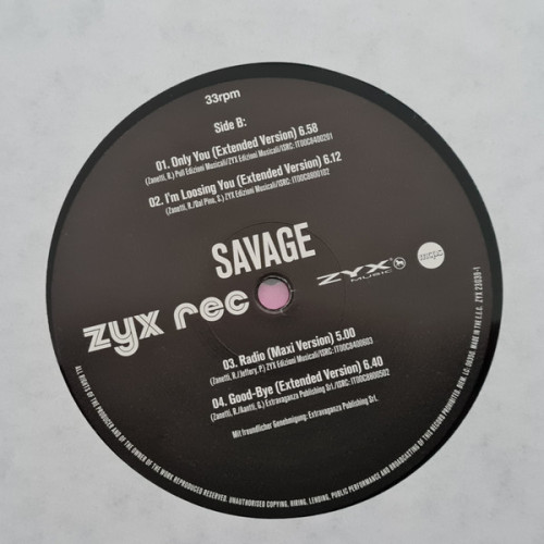 Виниловая пластинка SAVAGE "Greatest Hits & Remixes Vol. 2" (LP)