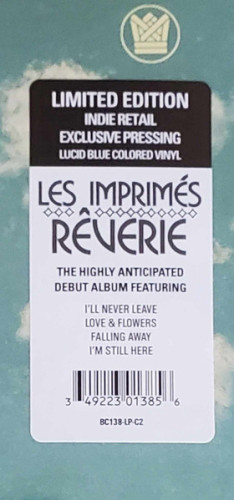 Виниловая пластинка LES IMPRIMES "Reverie" (BLUE LP) 