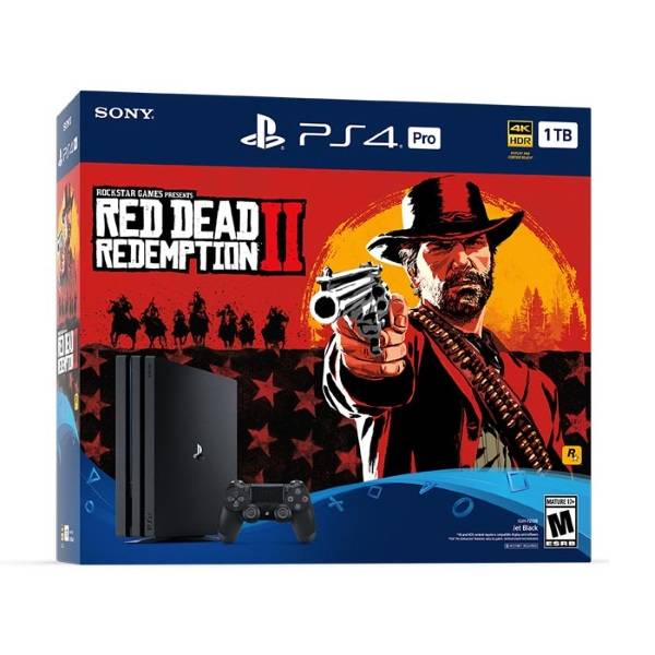 Игровая приставка Sony PlayStation 4 PRO 1000Gb + Red Dead Redemption II 