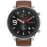 Часы Amazfit GTR 47mm stainless steel case, leather strap 