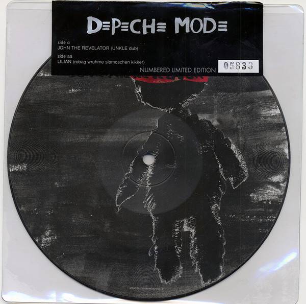 Пластинка DEPECHE MODE "John The Revelator/ Lilian" (MUTE BONG38 PICTURE LP) 