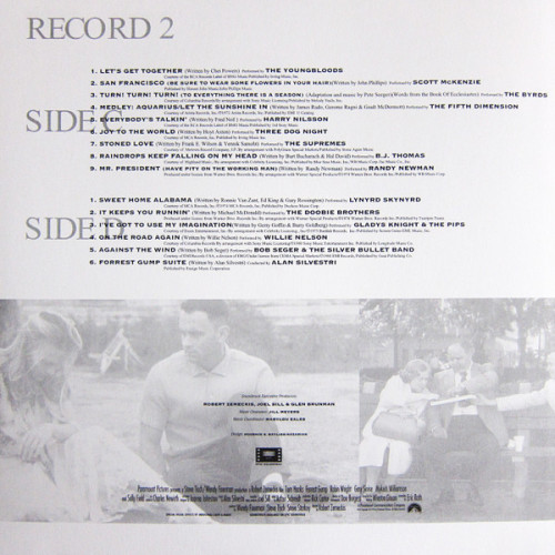 Виниловая пластинка VARIOUS ARTISTS "Forrest Gump (The Soundtrack)" (OST 2LP) 