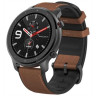 Часы Amazfit GTR 47mm aluminium case, leather strap 