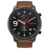 Часы Amazfit GTR 47mm aluminium case, leather strap 