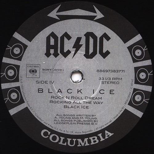 Виниловая пластинка AC/DC "Black Ice" (2LP)
