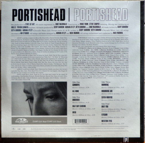 Виниловая пластинка PORTISHEAD "Portishead" (EU 2LP) 