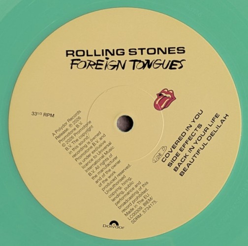 Виниловая пластинка ROLLING STONES "Foreign Tongues" (GREEN 2LP)
