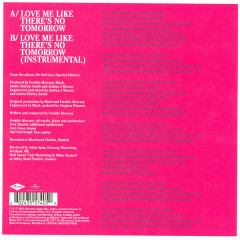 FREDDIE MERCURY &quot;Love Me Like There s No Tomorrow&quot; (PINK 7&quot;)