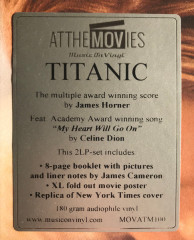 JAMES HORNER "Titanic (Music From The Motion Picture)" (OST 2LP)