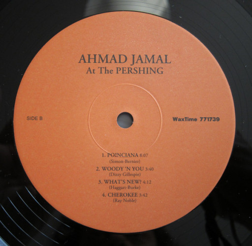Виниловая пластинка AHMAD JAMAL TRIO "Ahmad Jamal At The Pershing - But Not For Me" (LP) 