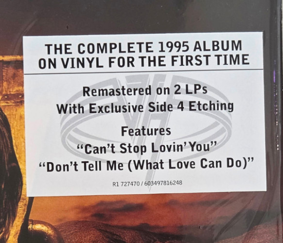 Виниловая пластинка VAN HALEN "Balance" (2LP)