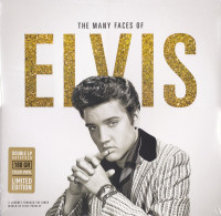 VARIOUS ARTISTS "The Many Faces Of Elvis" (WHITE 2LP)