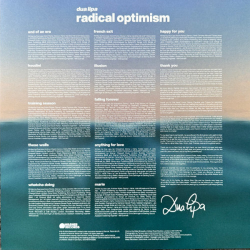Виниловая пластинка DUA LIPA "Radical Optimisma" (RED LP) 
