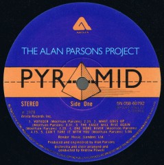 ALAN PARSONS PROJECT "Pyramid" (VG+/VG+ LP)
