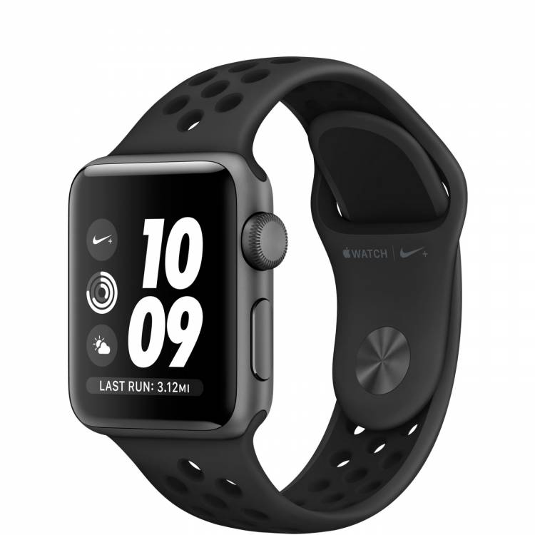 Умные часы Apple Watch Nike+ Series 3 GPS 38mm Space Gray Aluminum Case with Anthracite/Black Nike Sport Band 