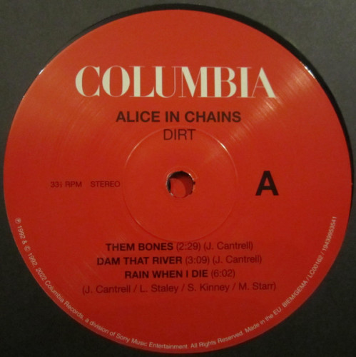 Виниловая пластинка ALICE IN CHAINS "Dirt" (2LP)
