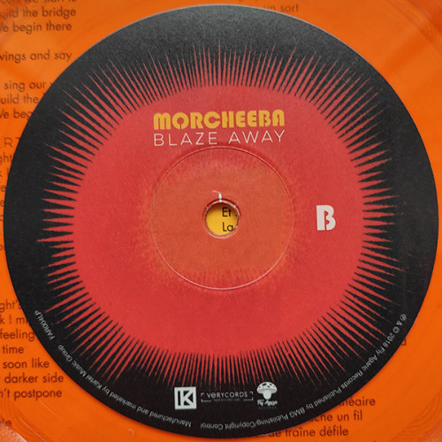 Виниловая пластинка MORCHEEBA "Blaze Away" (ORANGE LP)