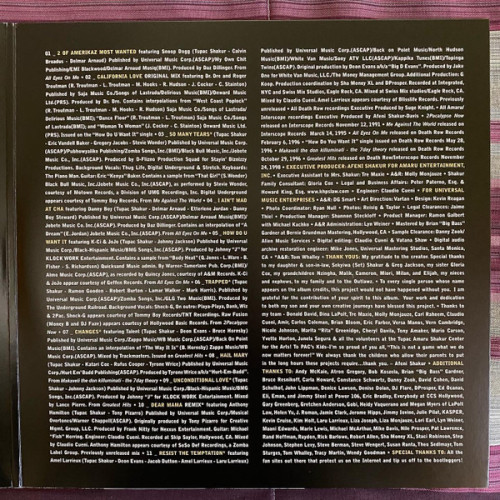 Виниловая пластинка 2PAC "The Best Of 2Pac - Part 1: Thug" (2LP)