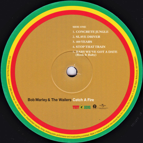 Виниловая пластинка BOB MARLEY & THE WAILERS "Catch A Fire" (LP)