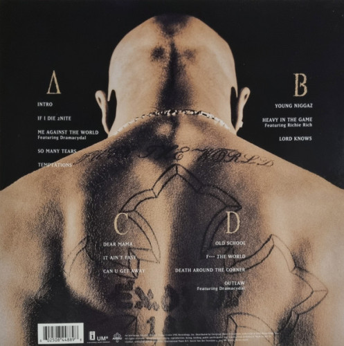 Виниловая пластинка 2PAC "Me Against The World" (2LP)
