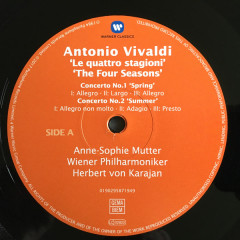 ANTONIO VIVALDI "The Four Seasons / Le Quattro Stagioni / Die Vier Jahreszeiten" (LP)