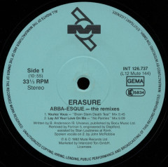 ERASURE "Abba-Esque (The Remixes)" (EX/EX LP)
