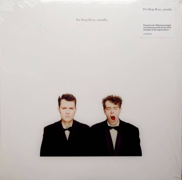 Виниловая пластинка Pet Shop Boys "Actually" (LP) 