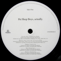 PET SHOP BOYS &quot;Actually&quot; (LP)