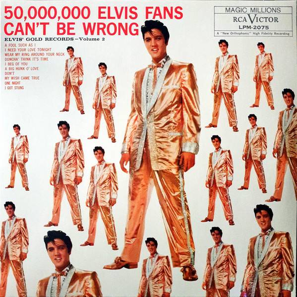 Пластинка ELVIS PRESLEY "50,000,000 Elvis Fans Cant Be Wrong" (LP) 