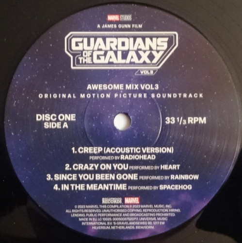 Виниловая пластинка VARIOUS ARTISTS "Guardians Of The Galaxy Vol. 3" (OST 2LP) 
