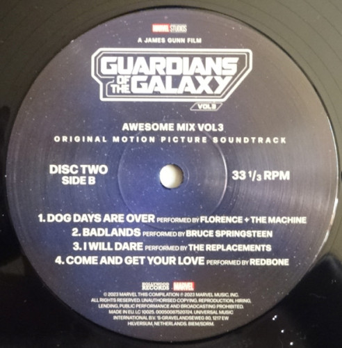 Виниловая пластинка VARIOUS ARTISTS "Guardians Of The Galaxy Vol. 3" (OST 2LP) 